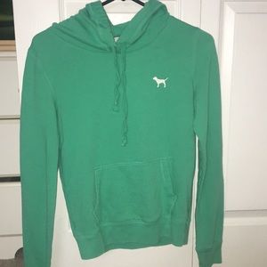PINK mint green hoodie